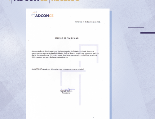 Comunicado Adconce – RECESSO DE FIM DE ANO
